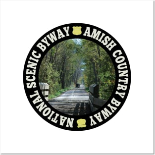 Amish Country Byway National Scenic Byway circle Posters and Art